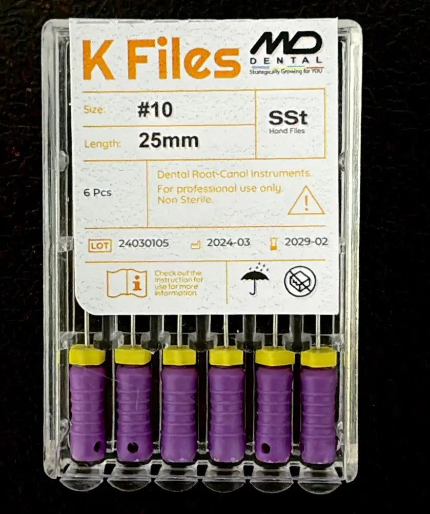 Profa K-File stainless steel endo hand file size 10