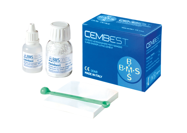 BMS Cembest glass ionomer luting cement 35g powder and 20ml liquid pack