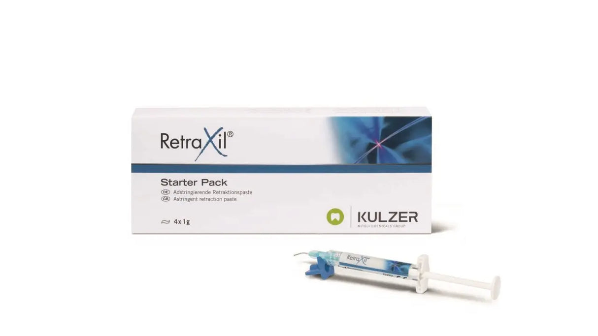 Kulzer Retraxil astringent retraction paste syringe Starter PACK 1g