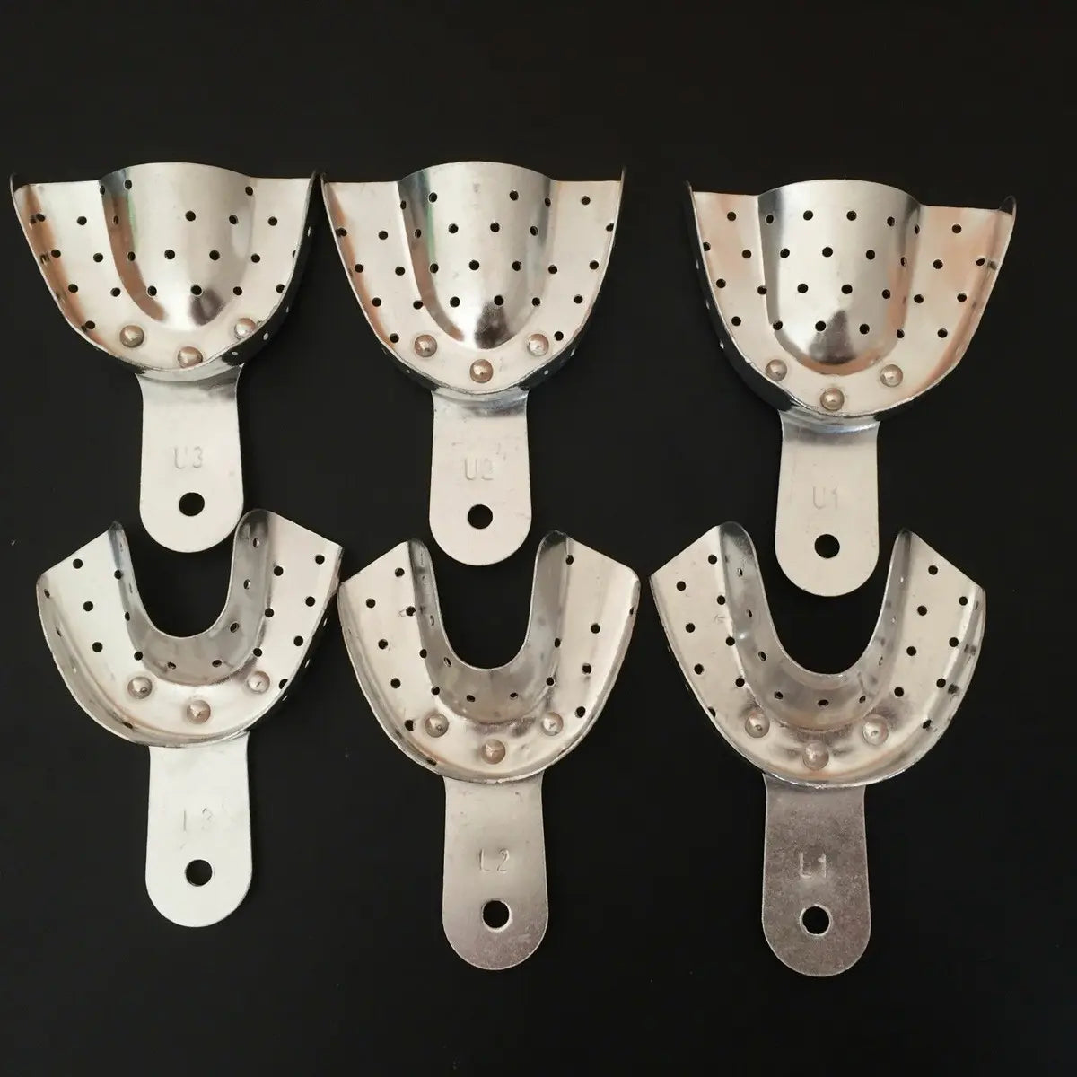 Dental ALUMINIUM Impression TRAYS