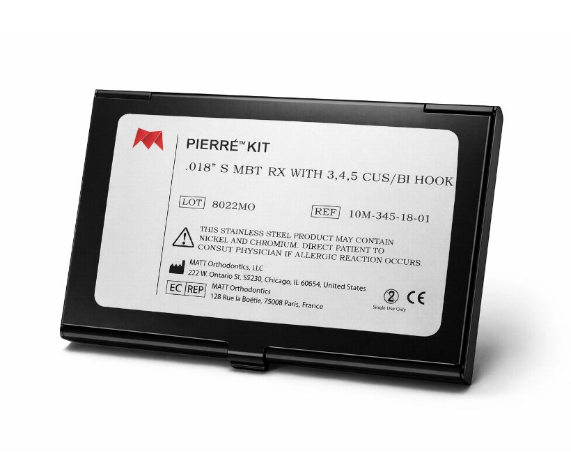 Matt ortho pierre metal brackets standard 018