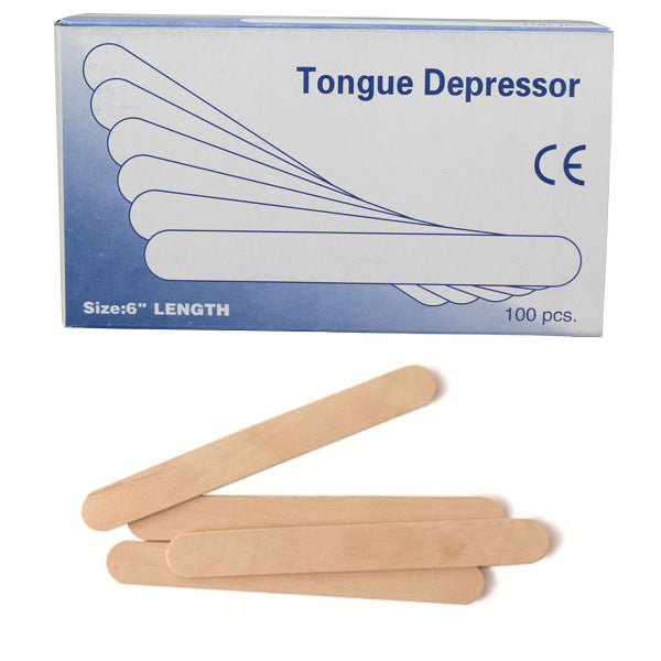 WOODEN TONGUE DEPRESSOR